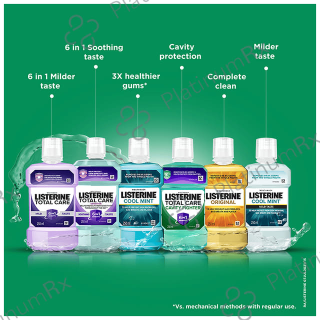 Listerine Cavity Fighter Mouth Wash 250ml