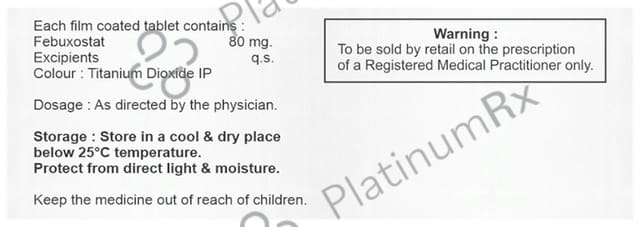 Fiboxo 80mg Tablet 10s