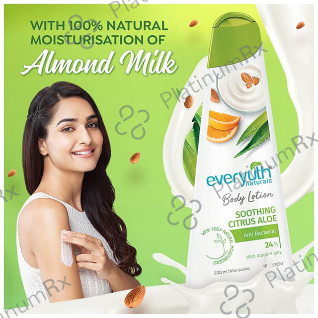 Everyuth Naturals Soothing Citrus Aloe Body Lotion 200 ml