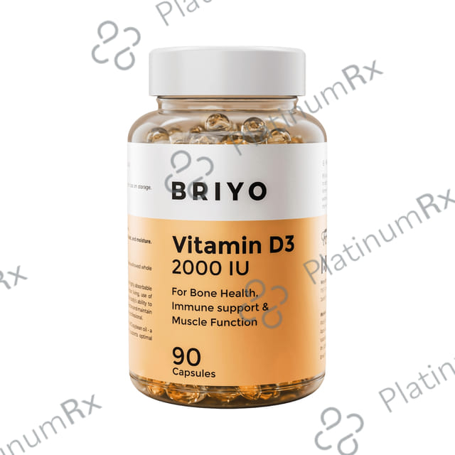 Briyo Vitamin D3 2000IU 90s