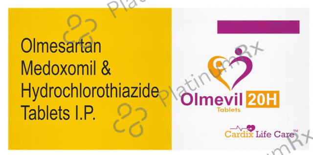 Olmevil H 12.5/20mg Tablet 10s