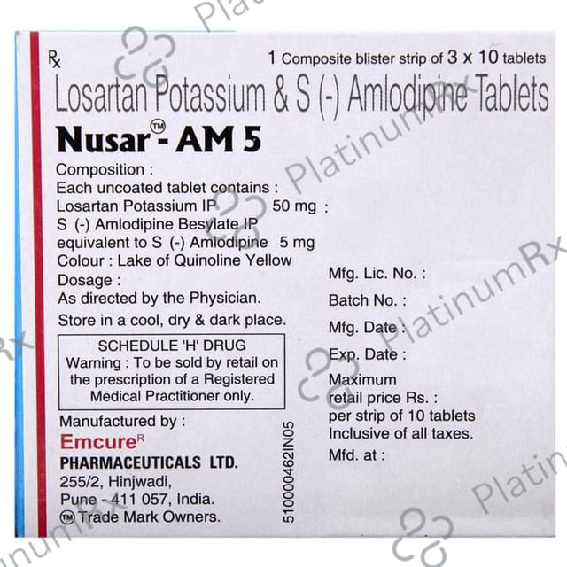 Nusar-AM 5 Tablet