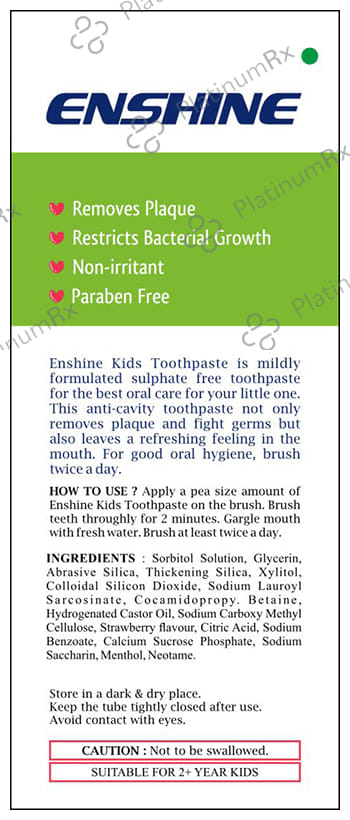 Enshine Kids Toothpaste Strawberry
