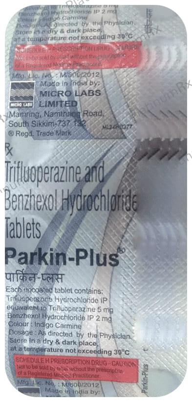 Parkin Plus 5/2mg Tablet 15s