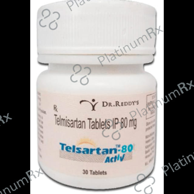 Telsartan 80mg Tablet 14s