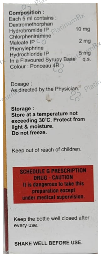 Pedaflu-DX Junior Syrup Cherry