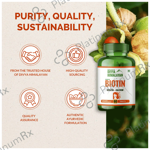 Divya Himalayan Premium Biotin Capsule 60s