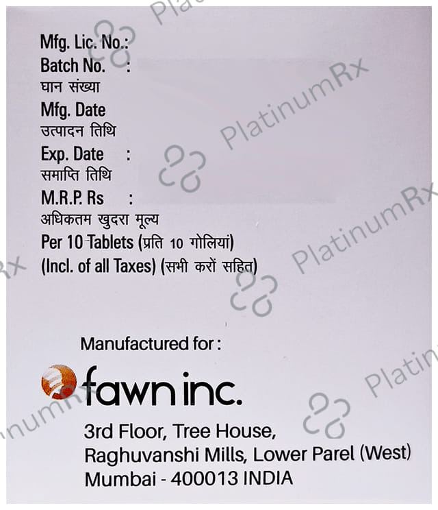 Toliros F 160mg/10mg Tablet