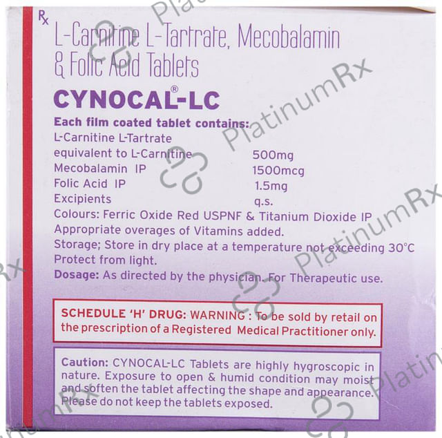 Cynocal LC 500/1500mcg/1500mcg Tablet 10s