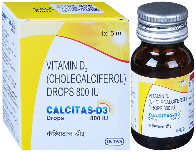 Calcitas D3 800IU Oral Drop 15ml