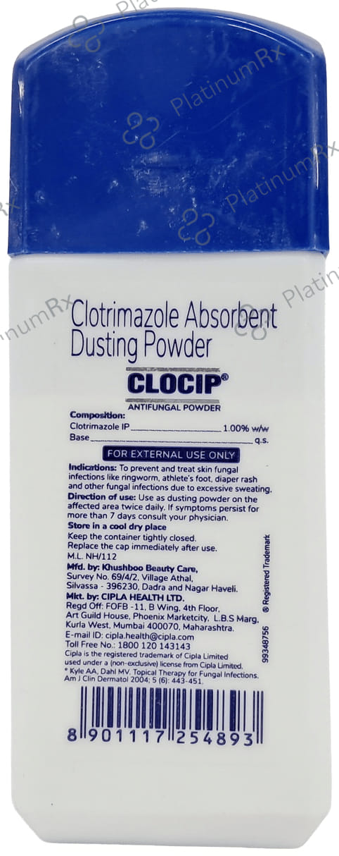 Clocip 1% Dusting Powder 75gm