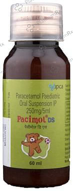 Pacimol DS 250mg Oral Suspension 60ml