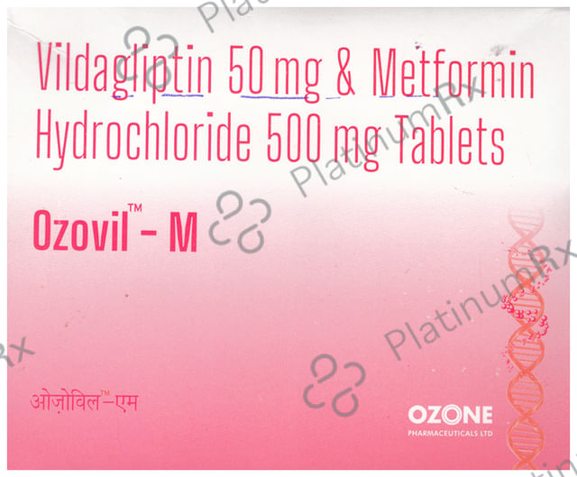 Ozovil M 50/500mg Tablet 15s