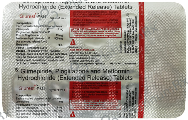 Glurest PM 1 Tablet