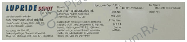 Lupride Depot 3.75mg Injection 1s