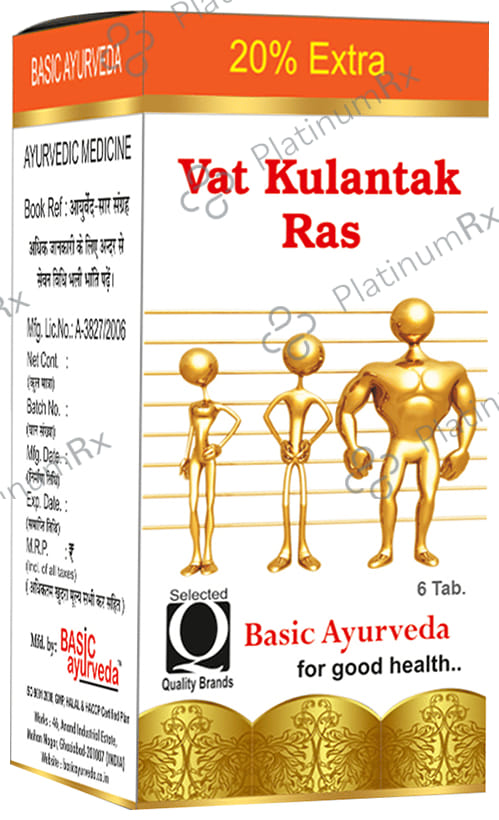 Basic Ayurveda Vata Kulantak Ras Tablet 6 tablets