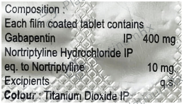 Mygaba NT 400/10mg Tablet 15s