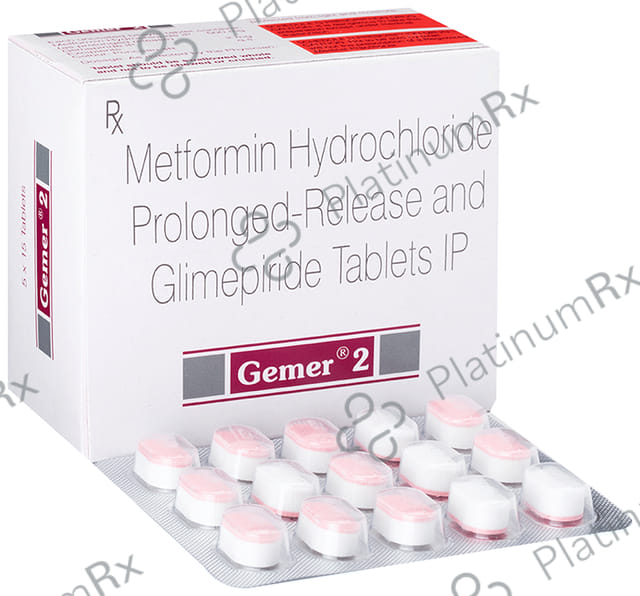 Gemer 2/500mg Tablet PR 15s
