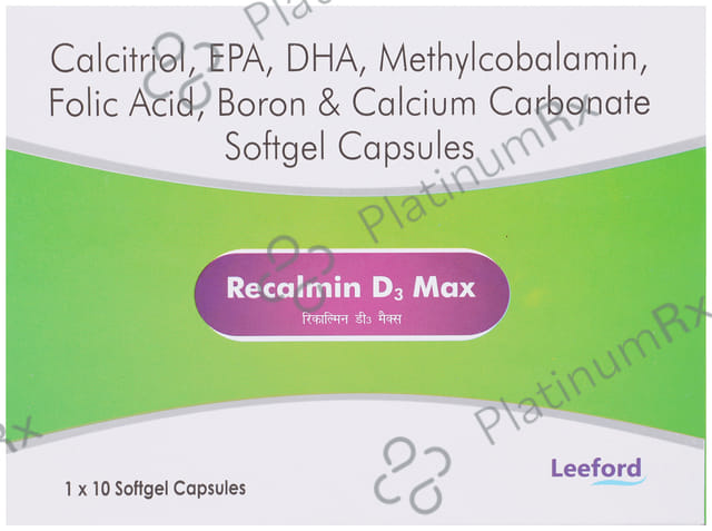 Recalmin D3 Max Capsule 10s