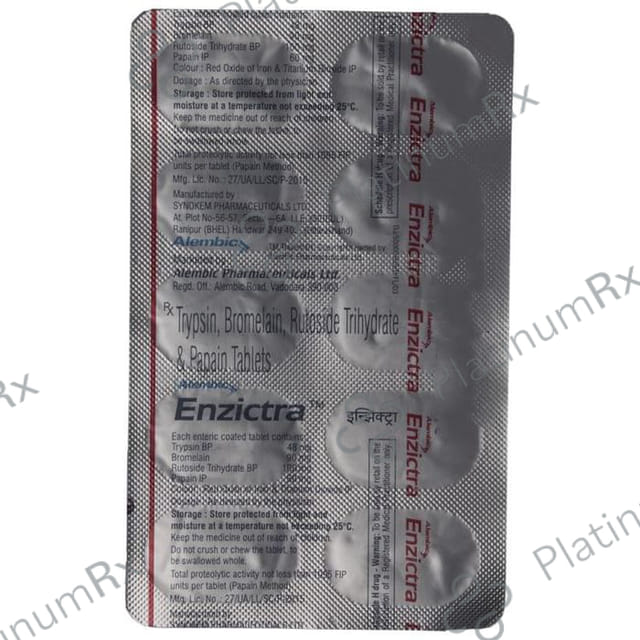 Enzictra 90/100/48mg Tablet 10s
