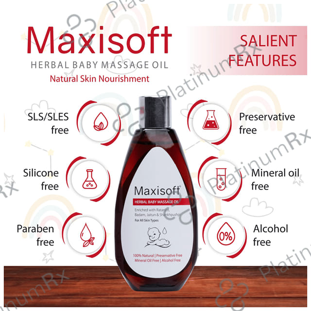 Maxisoft Herbal Baby Massage Oil