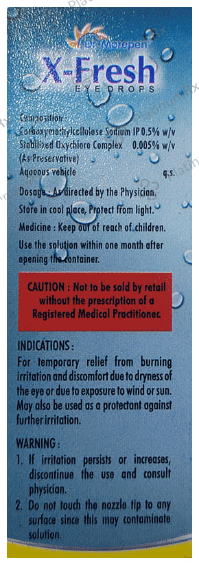 X Fresh Eye Drop 10ml