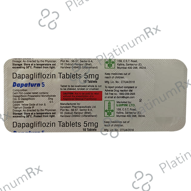 Dapaturn 5mg Tablet 10s