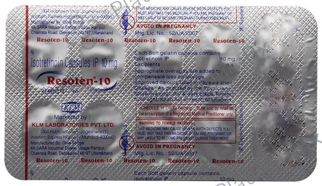 Resoten 10mg Capsule 10s