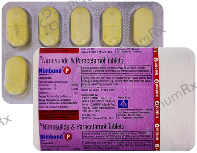 Nimbond P 100/325mg Tablet 10s