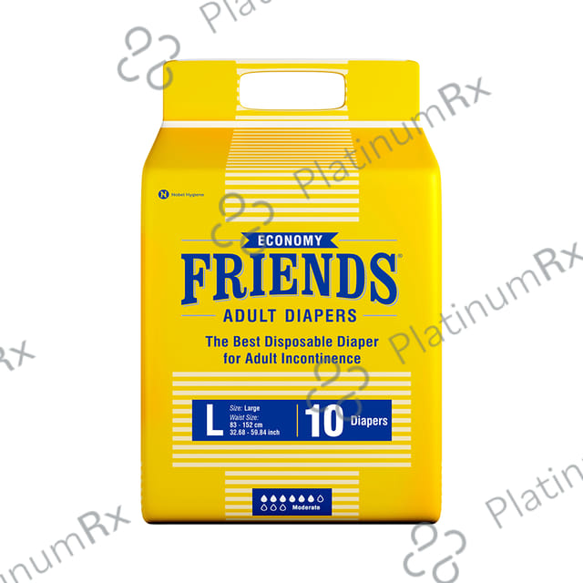 Friends Economy Adult Unisex Diaper Large 10s