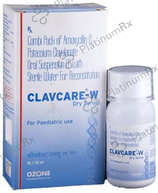 Clavcare W 200/28.5mg Dry Syrup 30ml