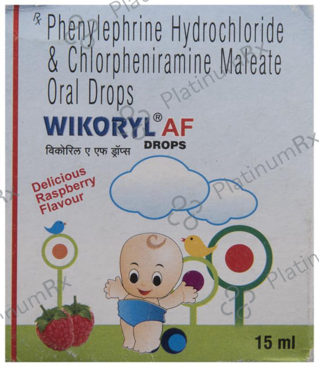 Wikoryl AF 2/5mg Drops 15ml