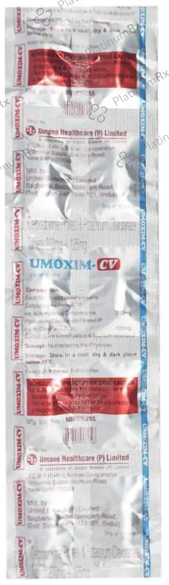 Umoxim CV 200 mg/125 mg Tablet