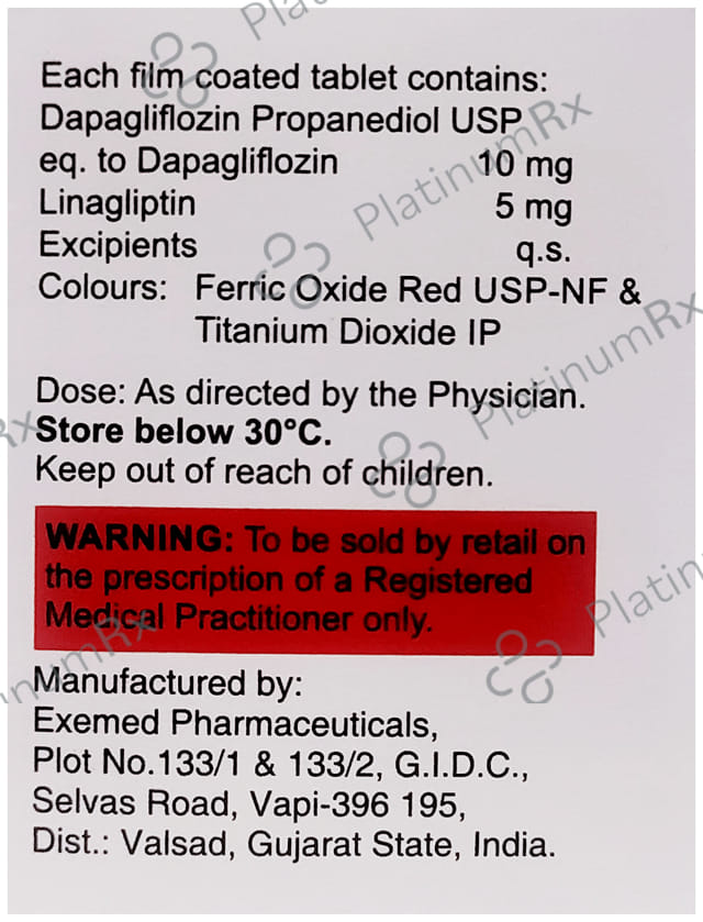 Daparyl L 10/5mg Tablet 15s