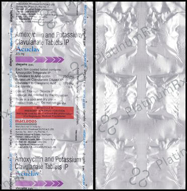 Acuclav 375mg Tablet 6s