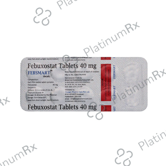 Febsmart 40mg Tablet 10s