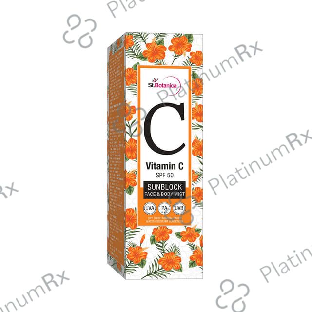 St.Botanica Vitamin C Sunblock Face & Body Mist SPF 50 Liquid 120ml