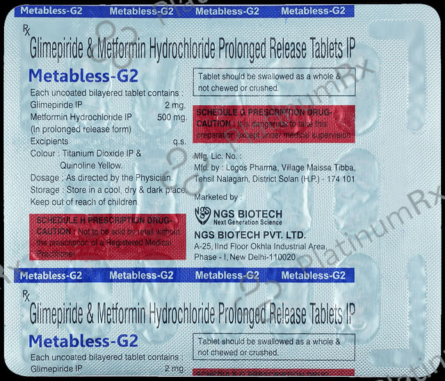 Metabless-G 2 Tablet PR 15 Tablet PR