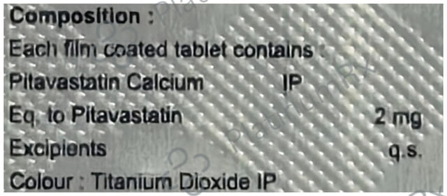 Pitavamed 2mg Tablet