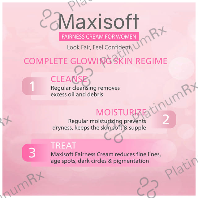 Maxisoft Fairness Cream for Women (50gm Each) 1 Tube