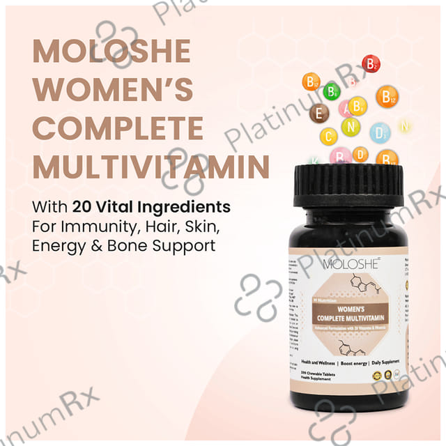 Moloshe Women's Complete Multivitamin Chewable Tablet 30s