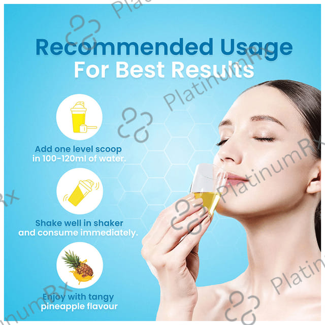 Dr. Morepen Skin Collagen Powder Pineapple Splash