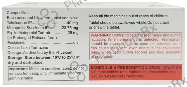 Tel Cad M 40 mg/25 mg Tablet