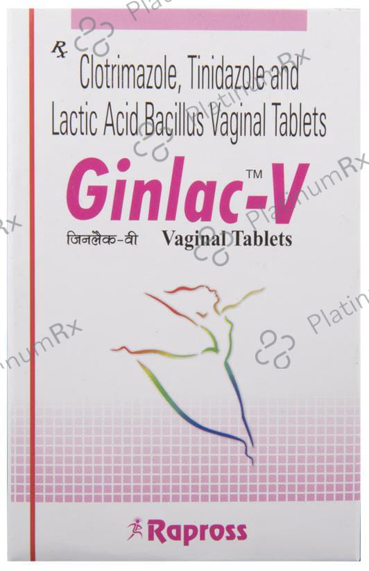 Ginlac V Vaginal Tablet 4s