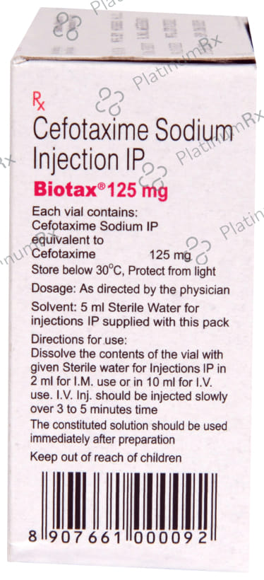 Biotax 125mg Injection 1s