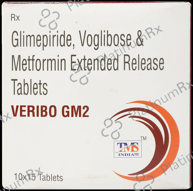 Veribo GM 2 2/500/0.2mg Tablet 15s