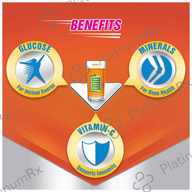 Glucon D with Glucose Tangy Orange Flavour Powder 450gm