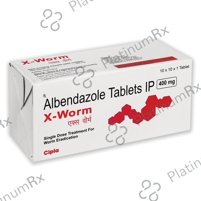 X Worm 400mg Tablet