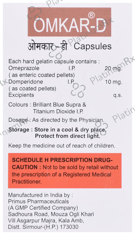 Omkar D 10mg/10mg Capsule