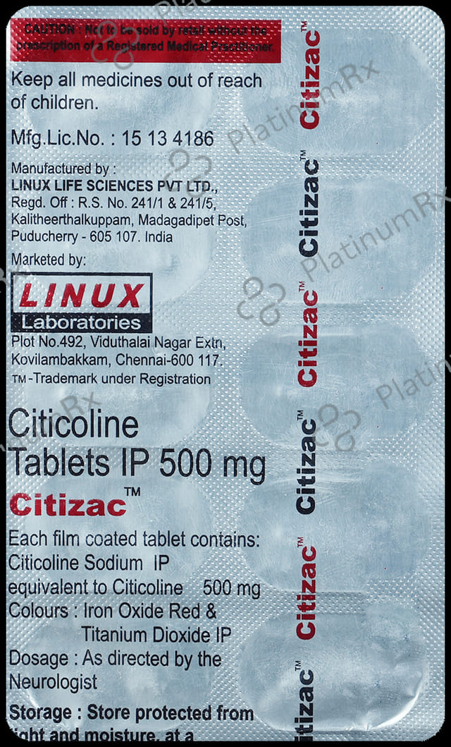 Citizac 500mg Tablet 10s
